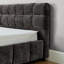 Lit rembourré avec tiroir de rangement, tête de lit en chenille et structure robuste pour plus de confort et d'organisation.-928773660-928773661