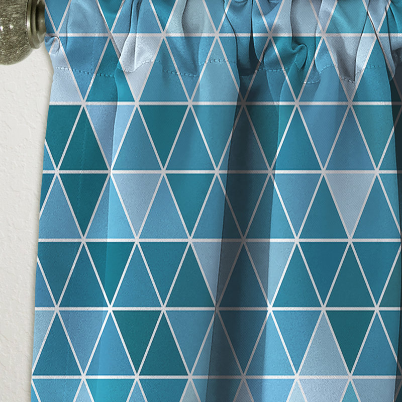 Rideau en lin / polyester, L 52 po x L 108 po