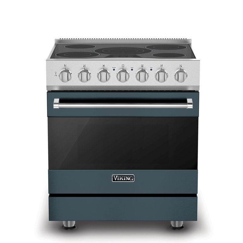 Viking30"W./24"D. Electric Self-Clean Range-5 Burners, Squall