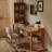 Brown Rectangular Solid Wood writing desk-118231091