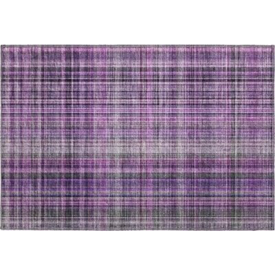 Premium Machine Washable Cerrito AMF541 Purple Rug