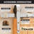 Brushed Nickel Arrow Design Non-Bypass Single Track One Door Hardware Kit( Door Not Included)-36324573