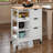  Rolling Kitchen Storage Cart With Shelves And Drawers