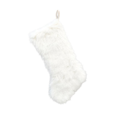 Christmas Arrival Solid Color Long Plushs Christmas Decoration Socks Gift Bag Holiday Candy Bag Christmas Tree Pendant