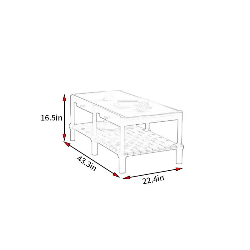 Table basse de style rétro français, Plateau blanc / base noire