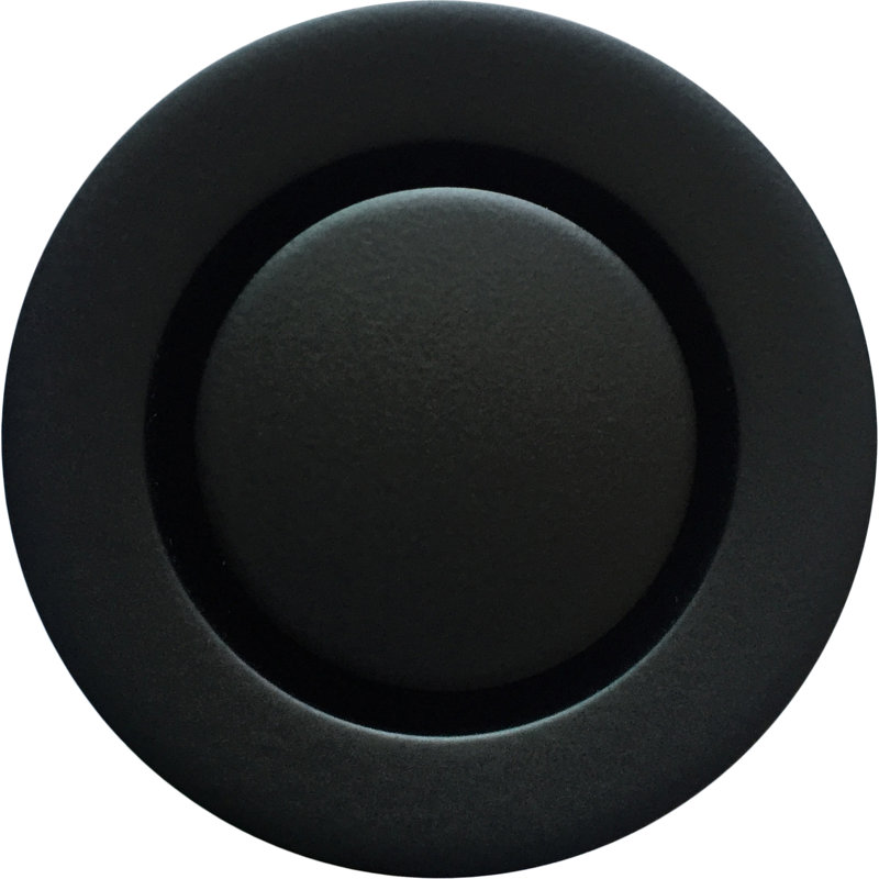 Drain escamotable pour lavabo de salle de bain 7 po Calma, Noir mat