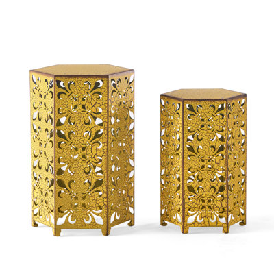 Lochart Iron Top Nesting Tables