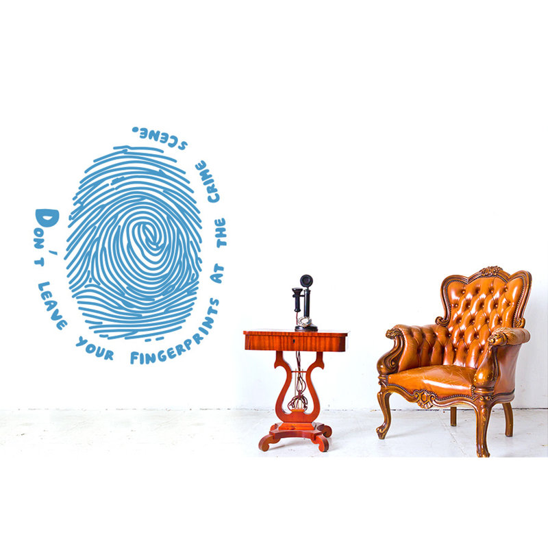 Wall Decal, Blue, Medium