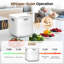 Composteur de cuisine intelligent Smart 2,5L (Max 3,3L) avec auto-nettoyage automatique, fonctionnement inodore et ultra-silencieux, affichage à DEL - Transformez les déchets alimentaires en engrais pour le recyclage des aliments à la maison