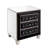 Mitra - Mirrored & Velvet Nightstand with Diamond Crystal Knobs, Fully Assembled.-1808201916