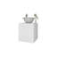 Meuble-lavabo de salle de bain H26 "avec lavabo et 1 porte-1332390193