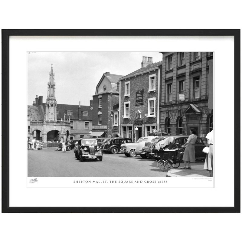 Shepton Mallet, The Square And Cross C1955 - Single Picture Frame Print, 45cm H x 60cm W x 2.3cm D