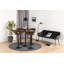 Ickes Round Metal Base Dining Table-1744037178