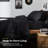 7PC Campus Ready Dorm Twin XL Bedding Bundle, Solid Comforter, Pillows And Sheet Set-114192883