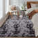 Modern Tie-Dyed Plush Area Rug With Soft Velvet Surface And Thick Sponge Inter Layer, Fluffy Area Rug Is Covered With Plenty Of Anti-Slip Grip Spots