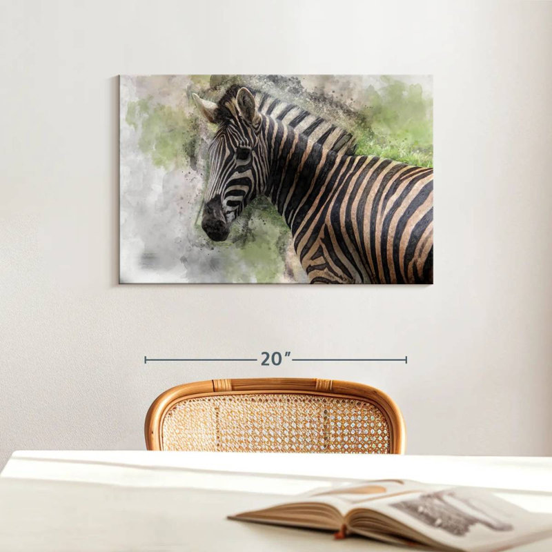 Brampt Magnificent Zebra, 16" H x 24" W