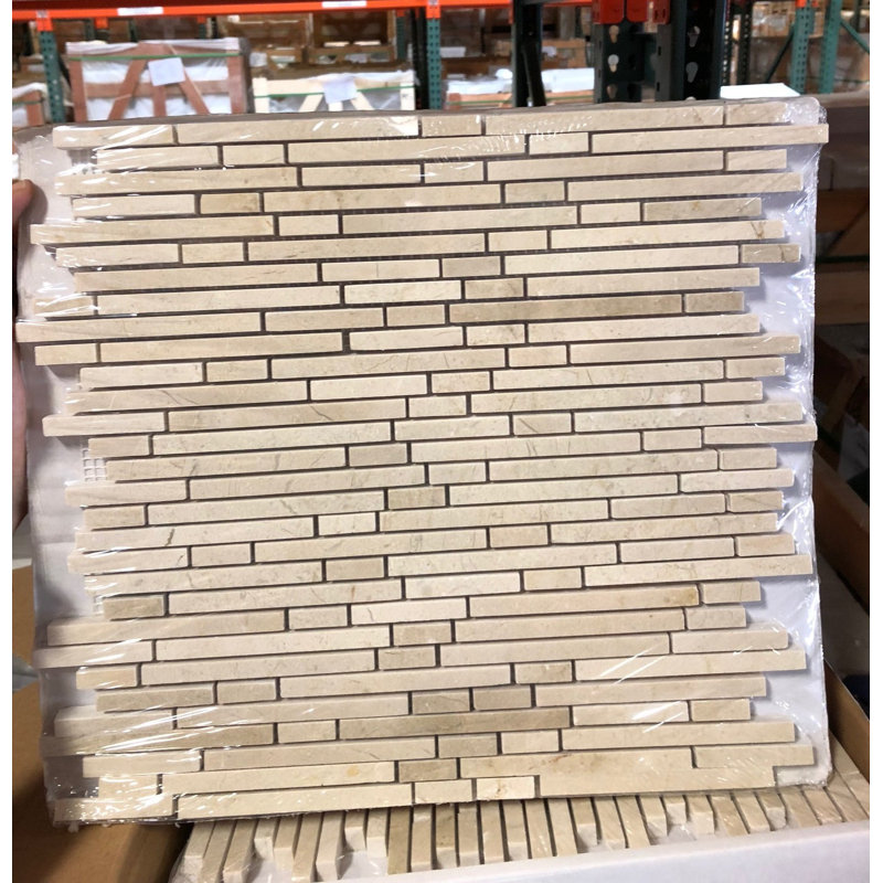 Marble Linear Mosaic Wall & Floor Tile