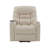 Nairi Ivory Leather Aire Power Motion Recliner With Lift