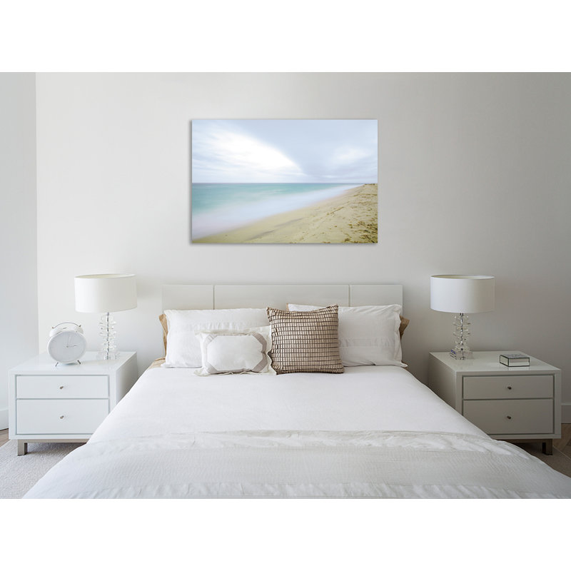 «Early Morning Beach», toile tendue par Aledanda, H 10 po x l 15 po x P 1,5 po