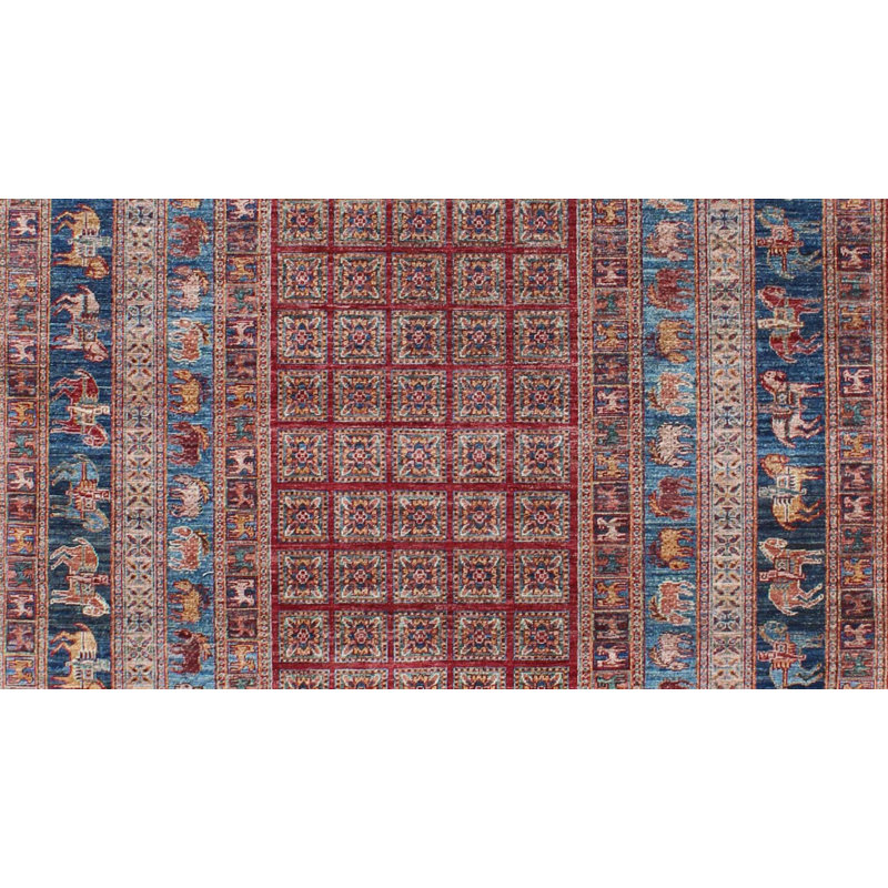 Alitzah Oriental Hand Woven 177cm X 238cm Area Rug