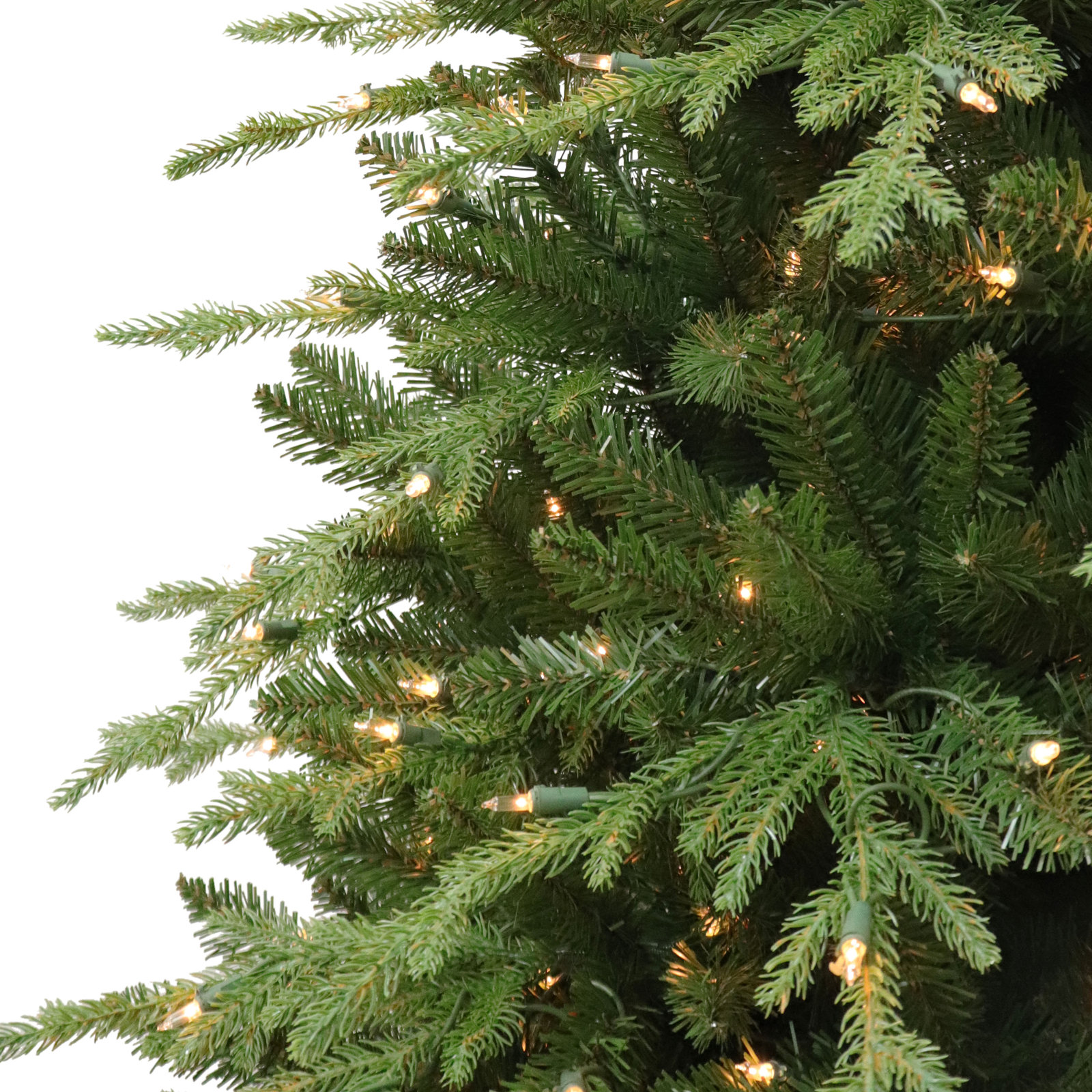 90' Lighted Artificial Fir Christmas Tree