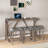 Bar Table Set With Power Outlet, Bar Table And Chairs Set, 4 Piece Dining Table Set, Industrial Breakfast Table Set, For Living Room, Dining Room, Game Room-805020335-749023042