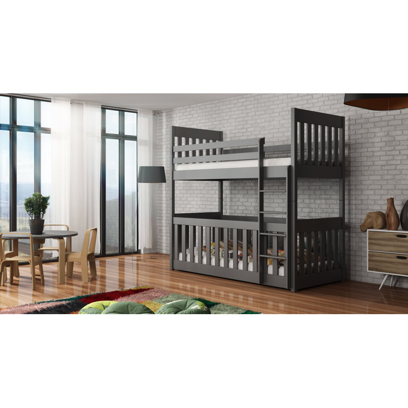 Magee Single (3') Standard Bunk Bed, Graphite Matt