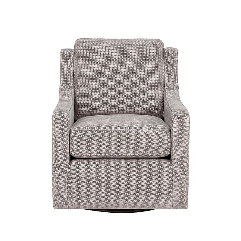Living Room Chair Swivel Chair Accent Chair Reading Chair Bedroom Chair Upholstered Armchair, Gray 1