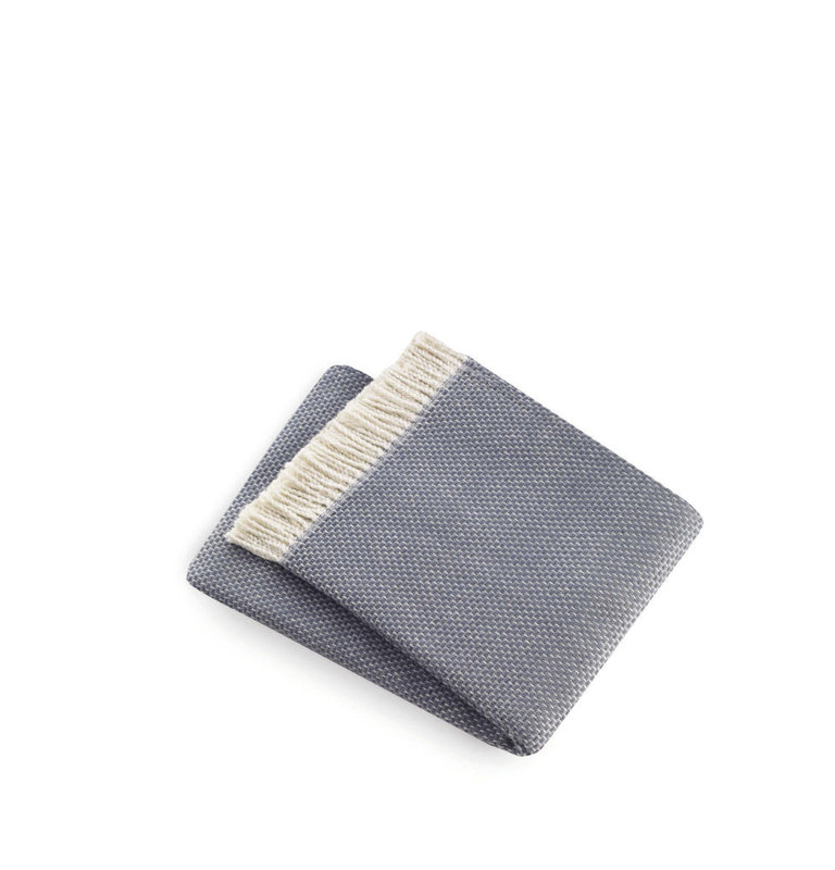 Jeté Slanted, Gris ardoise