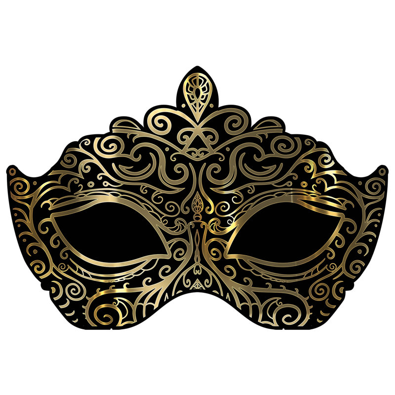Masque Masquerade Stand-Up - paquet de 1