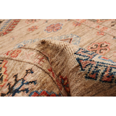 Zaal One-of-a-Kind 2'9" X 8'1" New Age Runner Wool Area Rug Tan