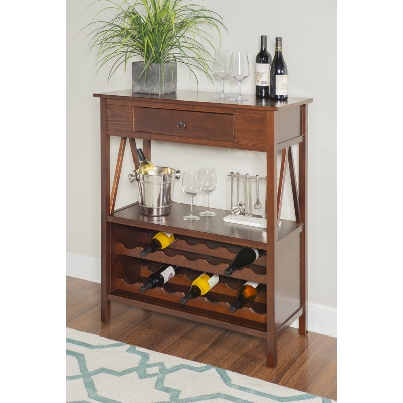 Bar avec rangement pour le vin Beckham