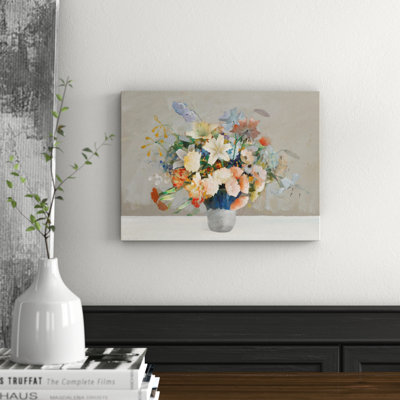 Arrangement in Blue by Law Wai Hin - No Frame Rectangle Painting