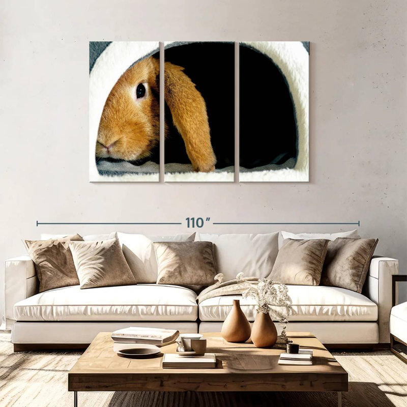 Brampt Rabbit Home, 48" H x 74" W