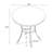 Luker 4 - Person Four Leg Dining Set