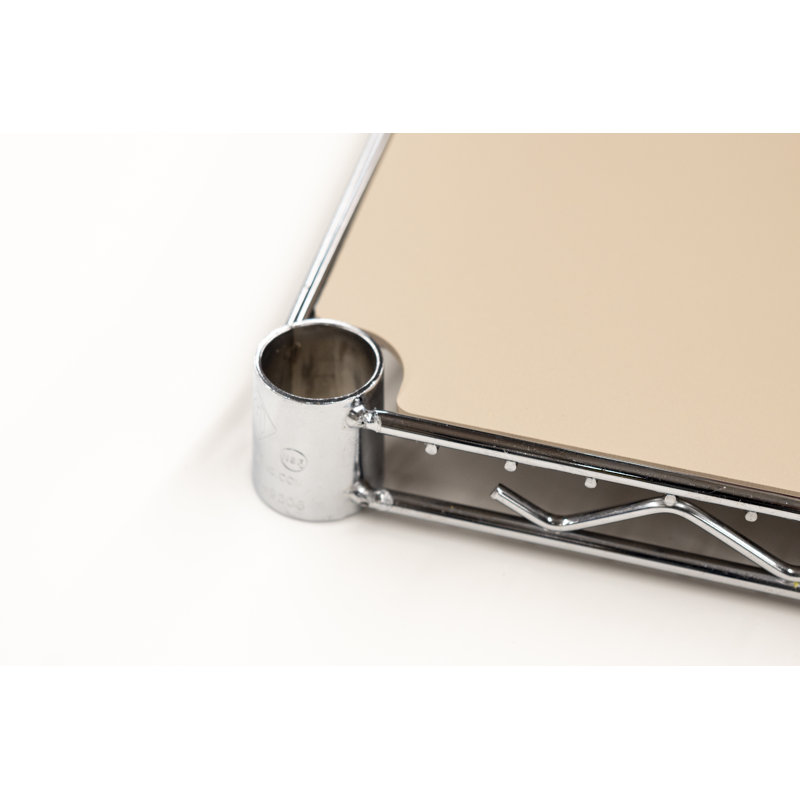 PVC Shelf Liner, 0.125" H x 35" W x 13.25" D, Beige