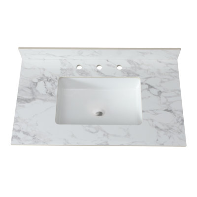 Premium White Vanity Countertop