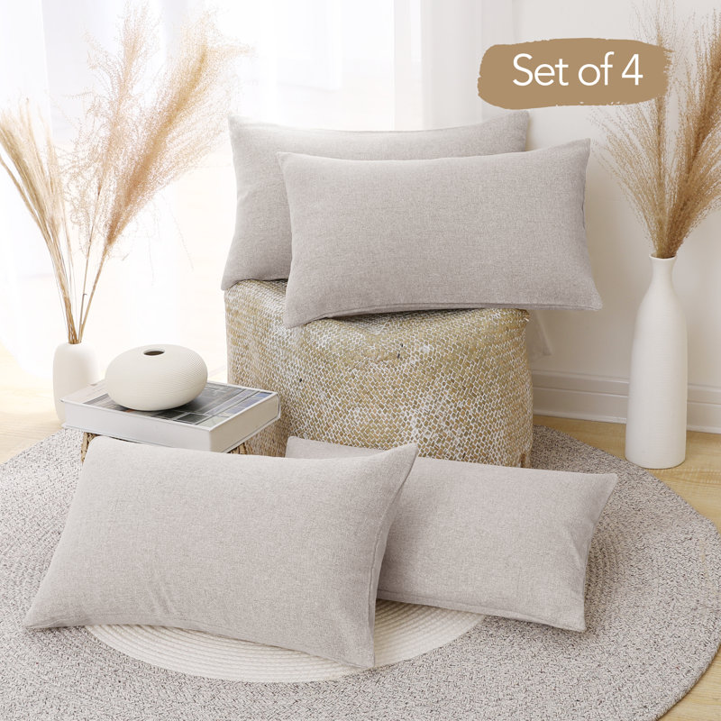 Rectangular Pillow Cover, Cream