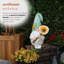 Statue de jardin gnome H 21 "avec tournesol