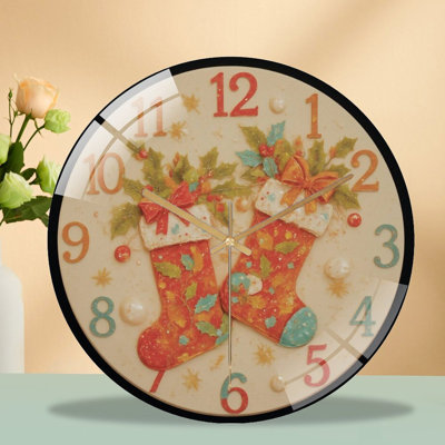 Horloge murale de Noël 12 po