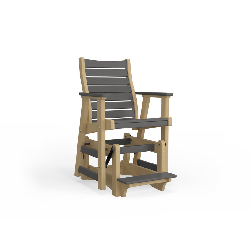 Bristol Outdoor Bar Stool, Nature, Seafoam