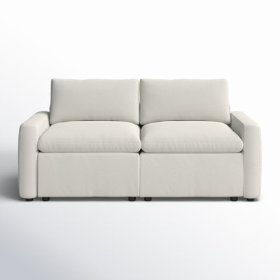 Lana 104" Linen Modular Sofa