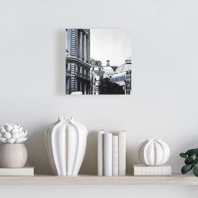 Historic Downtown Hyperrealist Canvas | Bedroom Wall Art Decor
