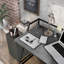 Ensemble de bureau rectangulaire 2 pièces Kosterinka