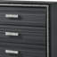 Commode de style moderne avec finition noire-749322033