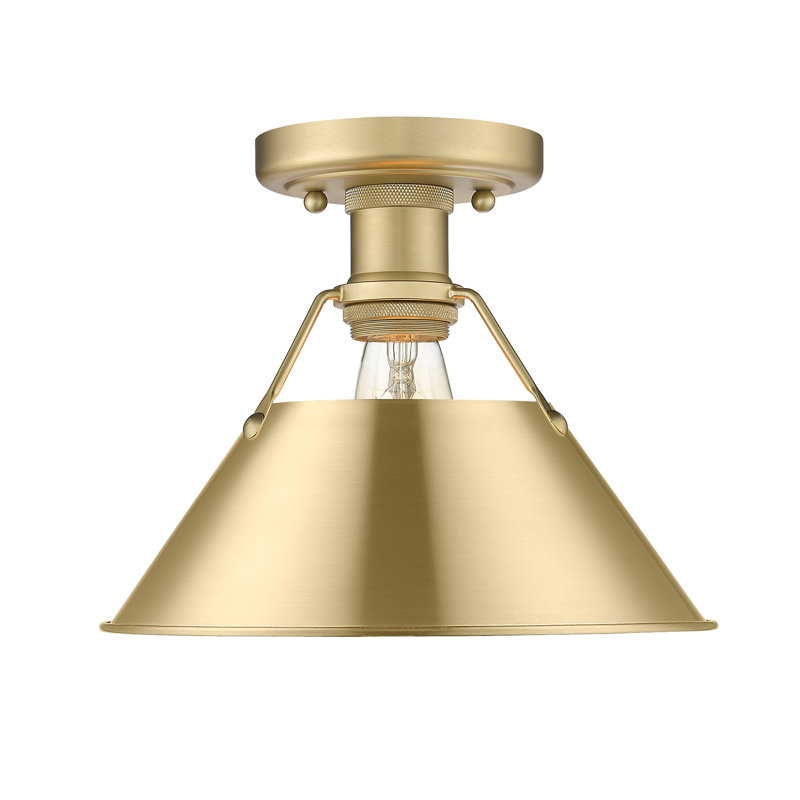Weatherford Flush Mount, Brushed Champagne Bronze, Brushed Champagne Bronze