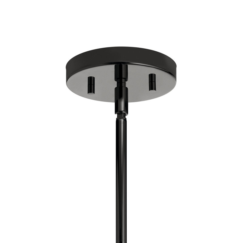 Luminaire suspendu géométrique à 4 lumières, H 55 po x l 12 po x P 12 po