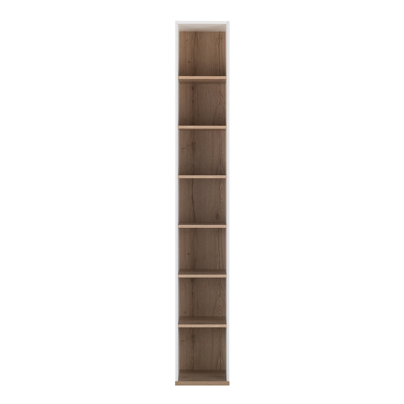 Schwerin 235cm H x 35cm W Standard Bookcase