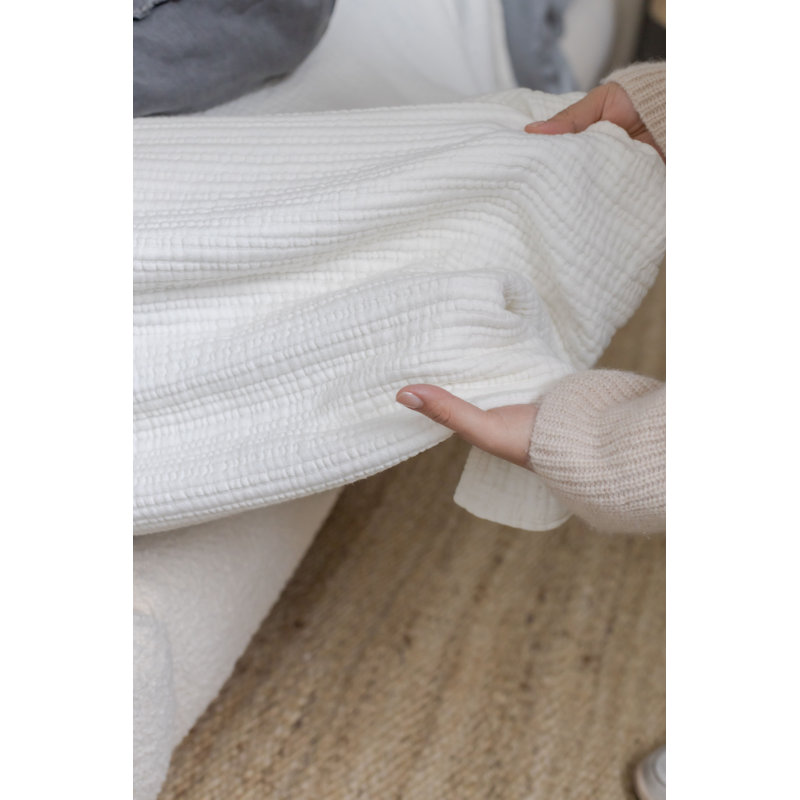 Chatham Blanket, Queen, Cream