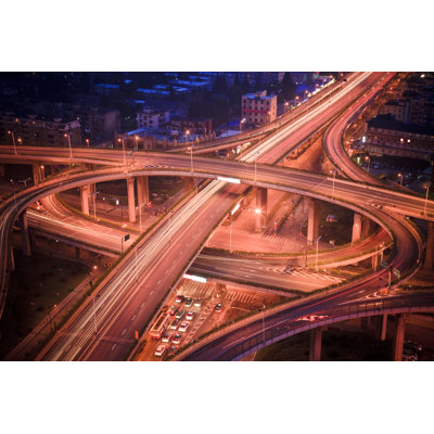 City Scape by Shansekala - Wrapped Canvas Print